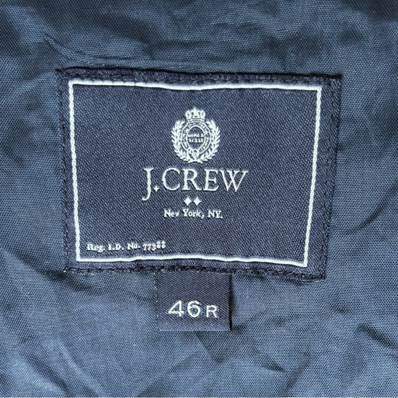J. Crew Factory Mens Thompson chino sport coat black style # 38647 | 46R - Picture 13 of 14